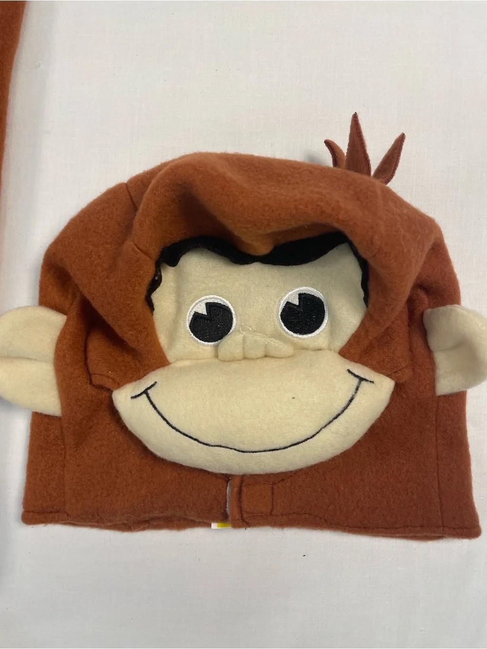Curious George toddler brown felted